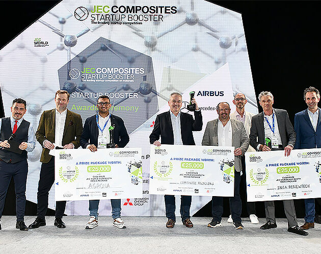 Les lauréats JEC Composites Startup Booster 2023 annoncés