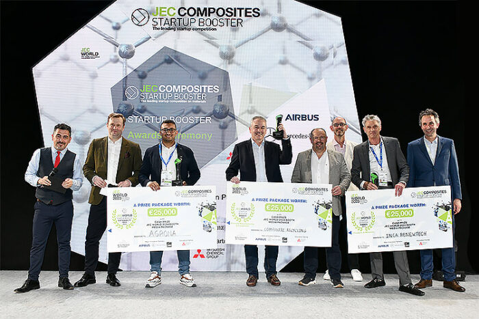 JEC Composites Startup Booster 2023 winners announced