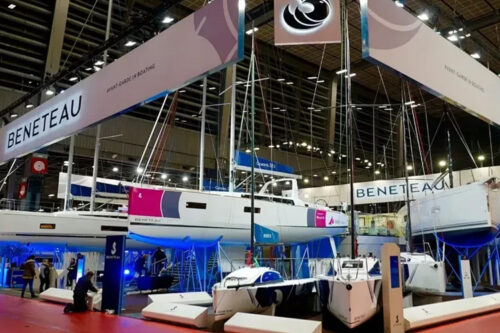 The "eco-responsible boat concept by Beneteau" in Elium® resin