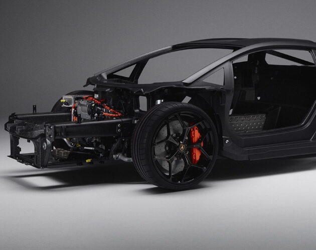 Lamborghini introduces new monofuselage carbon fiber monocoque concept