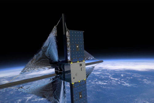 ACS3 solar sail when deployed ©NASA