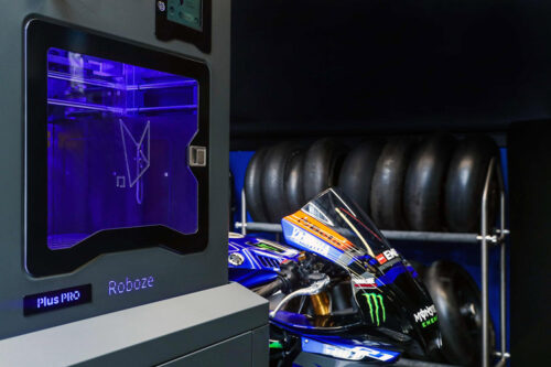 Roboze is official partner of the Monster Energy Yamaha MotoGP Team