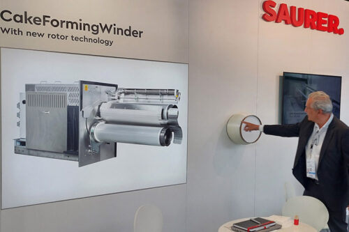 Saurer presents innovative solutions for processing fine yarn filaments at JEC World 2023