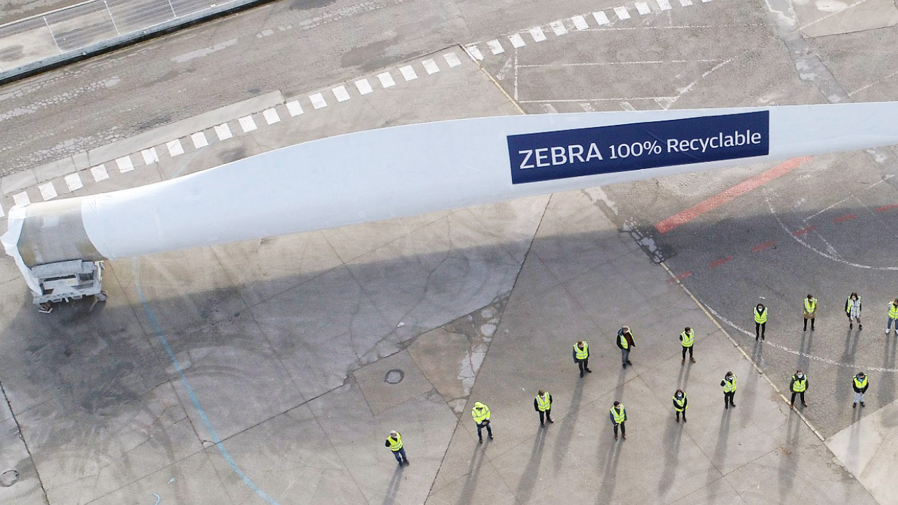 LM Wind Power, ZEBRA unveil 100% recyclable wind turbine blade